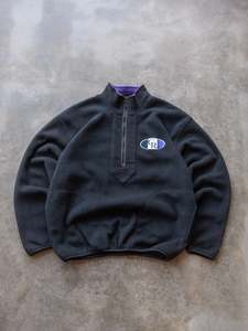 Vintage 90s Starter Black Colorado Rockies Fleece Sweatshirt (M)