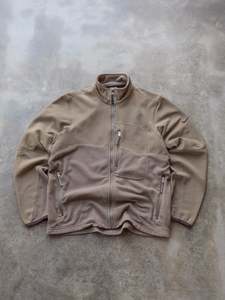 Vintage 90s Khaki Nike Fleece Jacket (L)