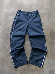 Vintage 00s Navy Nike Track Pants (Women's M)