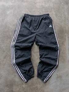 Vintage 90s Black Adidas Track Pants (L)