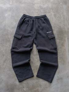 Vintage 00s Black AND1 Cargo Sweatpants (M)
