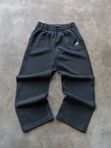 Vintage Bottoms: Vintage 00s Black Nike Sweatpants (18-20Y)
