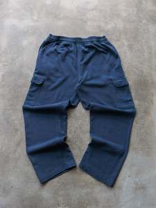 Vintage Navy Ecko Cargo Sweatpants (XL)