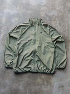 Vintage 00s Olive Adidas Windbreaker Jacket (XL)