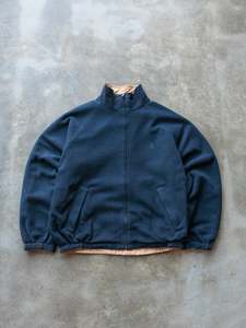 Vintage 90s Navy & Beige Reversible Nautica Jacket (2XL)