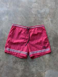 Vintage 90s Maroon Umbro Swim Shorts (L)