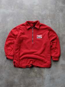 Vintage Red Marlboro Unlimited Reversible Fleece Sweatshirt (L)