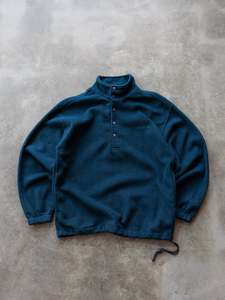 Vintage 90s Navy IZOD Fleece Sweatshirt (M)