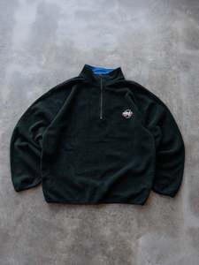 Vintage 90s Black Nautica Fleece Sweatshirt (XL)