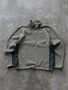Vintage 00s Sage Green Nike ACG Fleece Jacket (M)
