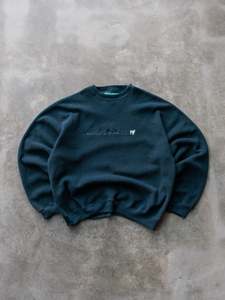Vintage 00s Navy Big Dogs Fleece Sweatshirt (XL)