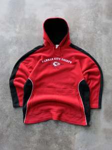Vintage 00s Kansas City Chiefs Fleece Hoodie (XL)