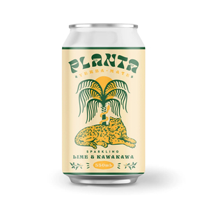 Products: Lime & Kawakawa 24 x 330ml - Yerba Mate Sparkling Tea Planta Mate NZ