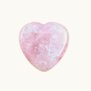 Rose Quartz Heart - 40mm - Plant and Share