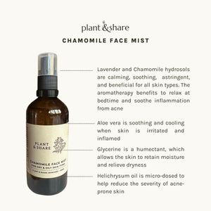 Products: Chamomile Face Mist - Plant and Share