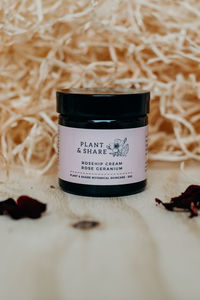 Products: Rosehip moisturising face creams for dry & mature skin