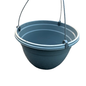 Pots Trays: Hanging Basket/Pot - Grey