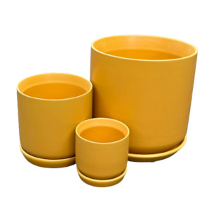 Pots Trays: 'Oslo Pot' - Tobacco