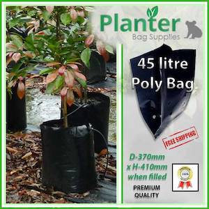 Products: 45 litre Polyethylene Plant Growbags PB75