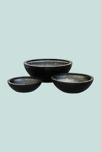 Lightweight Fibrecrete Planters: Bianca Bowl Planter Range - 3 Colours - 6 Sizes - Auckland Delivery Only