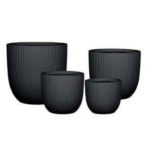 Milano - Retro Ribbed - Egg Pot - 4 Sizes - 1 Colour