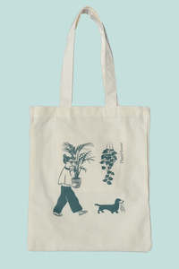 Houseplants In Stock Now: Tote Bag - Natural Cotton PlantHouse Bag