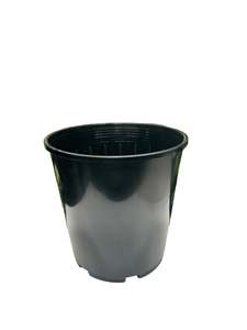Nursery Pots Saucers: Black Nursery Pot 20cm (4.7L)
