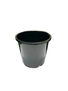 Nursery Pots Saucers: Black Nursery Pot 14cm (1.3L)