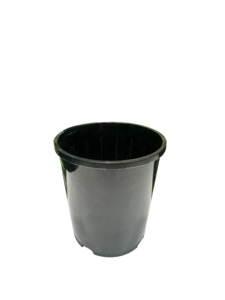 Nursery Pots Saucers: Black Nursery Pot 12cm (1.0L)