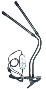 Grow Lights: Double Head USB Clip-On Grow Light