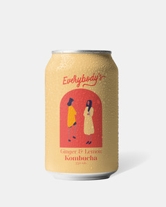 Products: Everybodys Kombucha - Ginger & Lemon (12 Pack)
