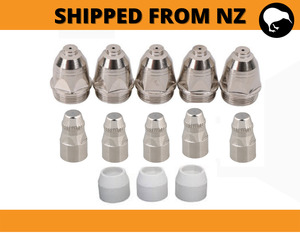 Products: P-80 Plasma Torch Consumables 13 Piece Set - Fast NZ Delivery