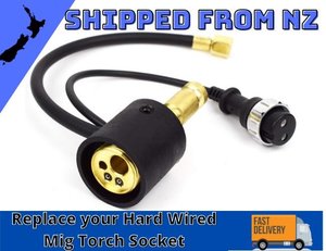 Products: Panel Socket Euro Connector - Retrofit Your Welder Now .Fast Shipping