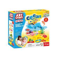 All Clay: Ocean Animals Dough Set - Art Craft