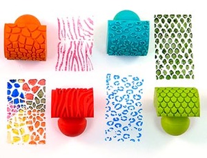 All Clay: Animal Pattern Rocker Stampers - 4pc - Anthony Peters