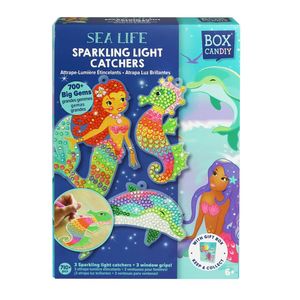 Collage: Totally Sea Life Window Sun Catchers - Box CanDIY