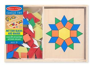 Manipulative Materials: Pattern Blocks & Boards- Melissa & Doug