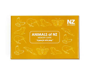 Maori Resources: Memory Game - Animals of NZ - NZ in a Box