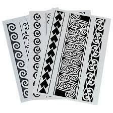 Maori Resources: Maori Stencil A4 3pc - Koha Create
