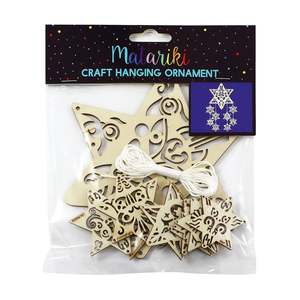 Matariki Craft Hanging Ornament 9pc - Learning Toolbox