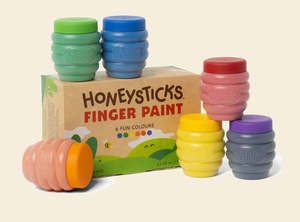 Painting: Honeysticks Finger Paint - 6 x 55ml