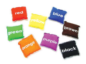 Physically Active: 10cm Coloured Bean Bag set of 8