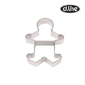Gingerbread man Cutter - 13cm metal - D.Line