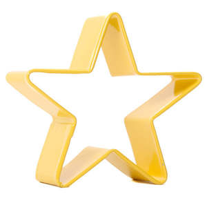 Star Shaped Cutter 7cm Yellow - D.Line