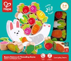 Bunny Balance & Threading Game - Hape
