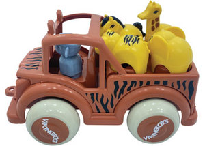 Sand: Safari Jeep with Guide and Animals 25cm - Reline Viking