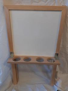 Painting Easel Small white/ blackboard - NZ made