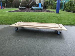 Furniture: Timberloc Building Set Trolley