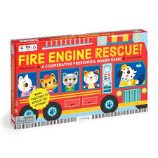 Games: Fire Engine Rescue Cooperative Board Game - Mudpuppy