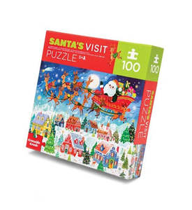 Santa's Visit 100pc Floor Puzzle - Croc Creek